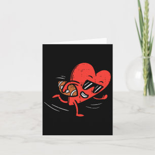 Heart American Football Valentinstag Boys Men Ki Karte