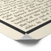 Heart Anatomie Buchkunst Print #2 Poster (Ecke)