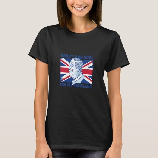 Heart and soul for my homeland british T-Shirt (Vorderseite)
