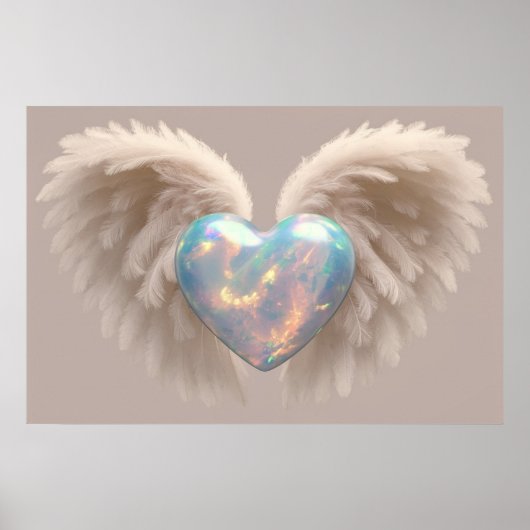 *~*~ Heart Angel Wings AP78 Flash Opal Poster (Vorne)