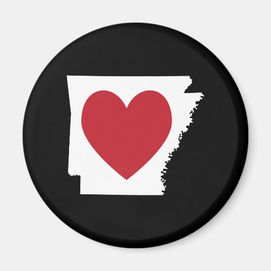 Heart Arkansas Magnet (Vorne)