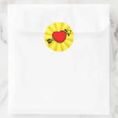 HEART ARROW Sticker (Tasche)