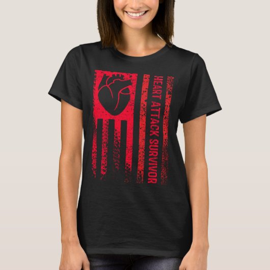 Heart Attack Survivor T-Shirt (Vorderseite)