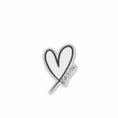 heart  aufkleber (Vorderseite)