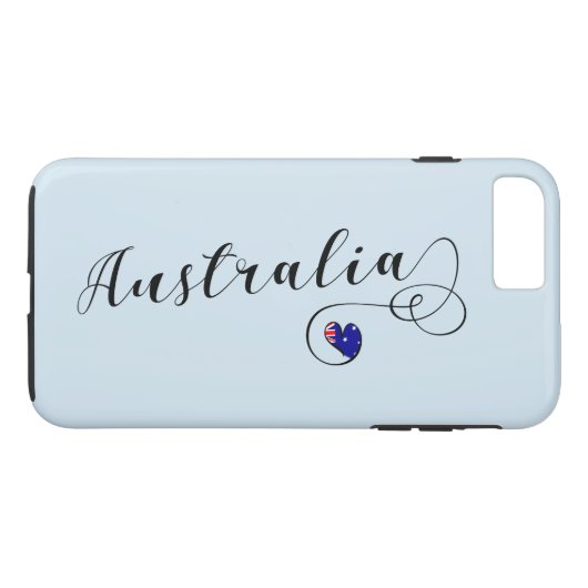 Heart Australia Handy Case, Australien Case-Mate iPhone Hülle (Rückseite (Horizontal))