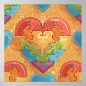 Heart autism poster (Vorne)