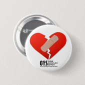 Heart Awareness, Surgery, Survivor Recovery Gift Button (Vorne & Hinten)