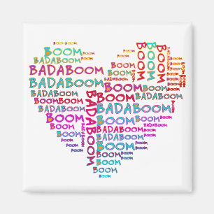 Heart Badaboom Erstellen Sie Ihren eigenen Hinte Magnet