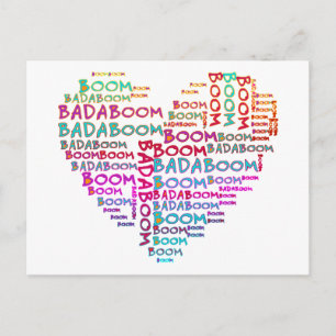 Heart Badaboom   Erstellen Sie Ihren eigenen Hinte Postkarte