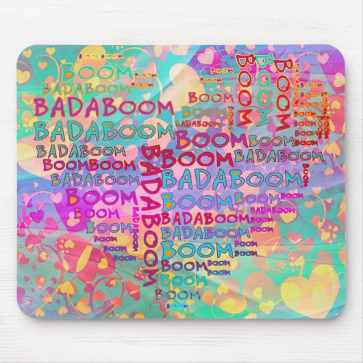 Heart Badaboom | Herzmuster Mousepad (Vorne)