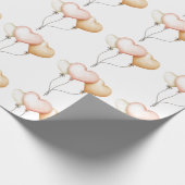 Heart Balloon Geschenkpapier (Ecke)