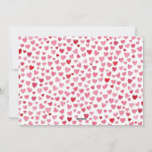 Heart Balloons & Bikes Valentine's Day Feiertagskarte (Rückseite)