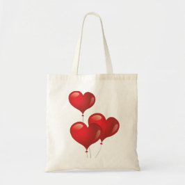 Heart Balloons Budget Tasche