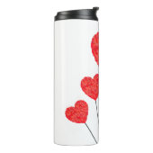 Heart Balloons Illustration Design Thermosbecher (Nach links gedreht)