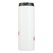 Heart Balloons Illustration Design Thermosbecher (Rückseite)