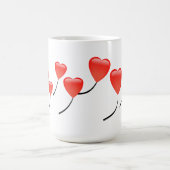 Heart Balloons Kaffee Tasse (Mittel)