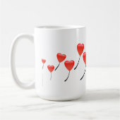 Heart Balloons Kaffee Tasse (Links)