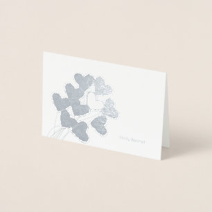 Heart Balloons Stationery Folienkarte