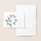 Heart Balloons Stationery Folienkarte (Anzeige)