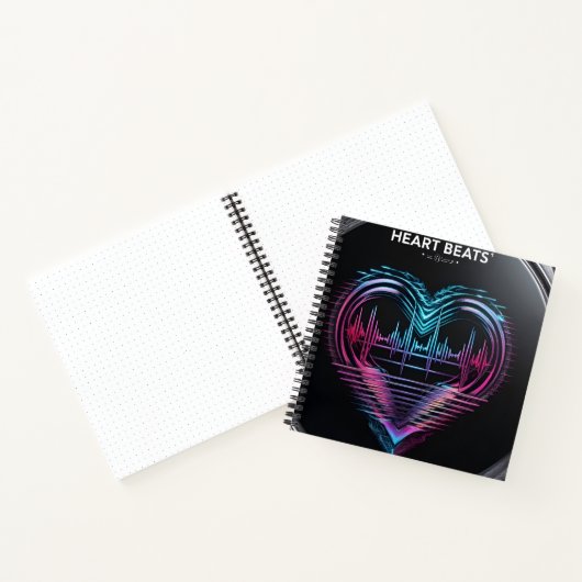 Heart Beats Journal – Write What Makes Your Heart  Notizblock (Innenseite)