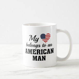 Heart Belongs American Kaffeetasse