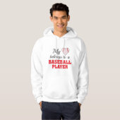 Heart Belongs Baseball Hoodie (Vorne ganz)