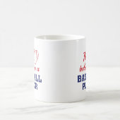 Heart Belongs Baseball Kaffeetasse (Mittel)