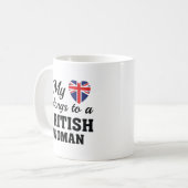 Heart Belongs British Kaffeetasse (Vorderseite Links)