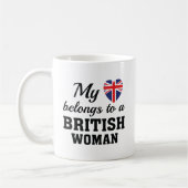 Heart Belongs British Kaffeetasse (Links)
