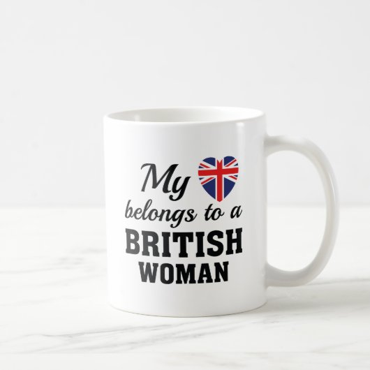Heart Belongs British Kaffeetasse (Rechts)