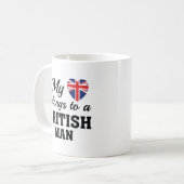 Heart Belongs British Kaffeetasse (Vorderseite Links)