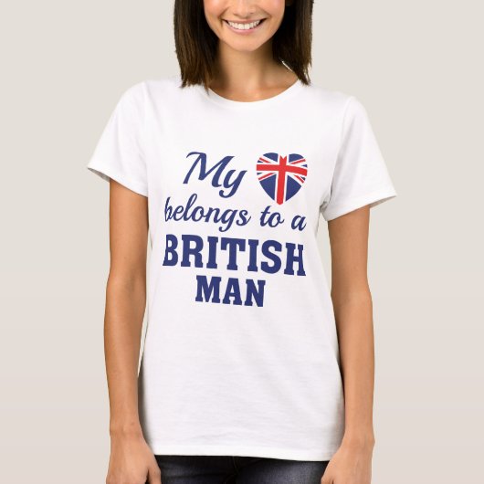 Heart Belongs British T-Shirt (Vorderseite)