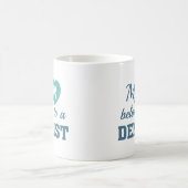Heart Belongs Dentist Kaffeetasse (Mittel)