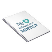 Heart Belongs Dentist Notizblock (Rechte Seite)