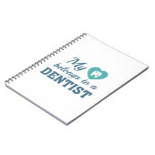 Heart Belongs Dentist Notizblock (Linke Seite)