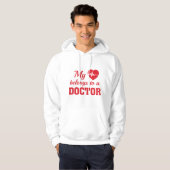 Heart Belongs Doctor Hoodie (Vorne ganz)