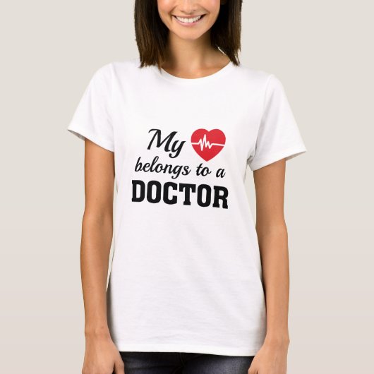 Heart Belongs Doctor T-Shirt (Vorderseite)