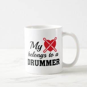 Heart Belongs Drummer Kaffeetasse