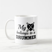 Heart Belongs Drummer Kaffeetasse (Links)