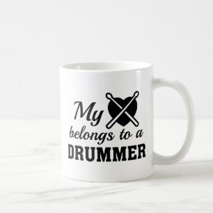 Heart Belongs Drummer Kaffeetasse