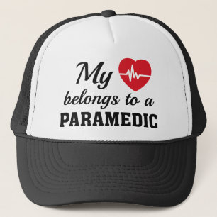 Heart Belongs Paramedic Truckerkappe