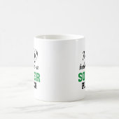 Heart Belongs Soccer Kaffeetasse (Mittel)