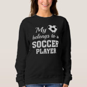 Heart Belongs Soccer Sweatshirt (Vorderseite)