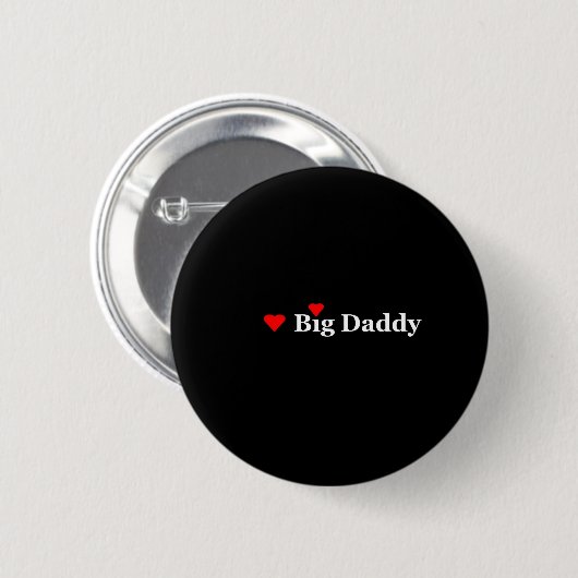 Heart Big Daddy Button (Vorne & Hinten)