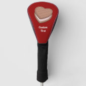 Heart Biscuit Golf Head Cover Headcover (Vorderseite)