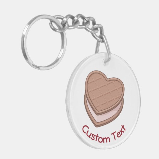 Heart Biscuit Schlüsselanhänger (Vorderseite links)
