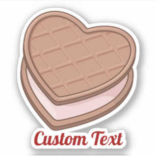 Heart Biscuit Sticker
