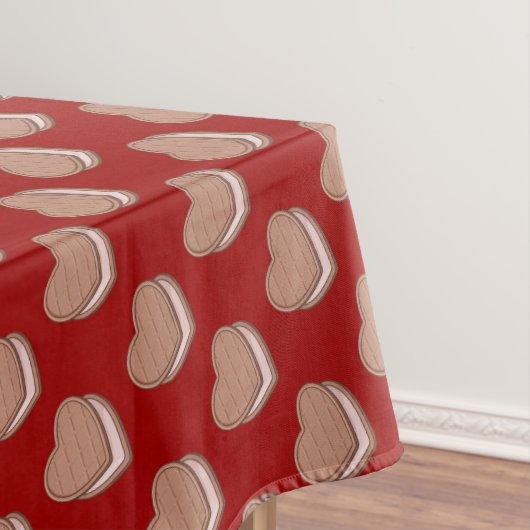 Heart Biscuit Tablecloth Tischdecke (Beispiel)