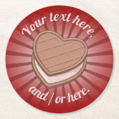 Heart Biscuit Untersetzer (Vorderseite)