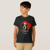 Heart Blenheim Cavalier King Charles Spaniel Liebe T-Shirt (Vorne ganz)